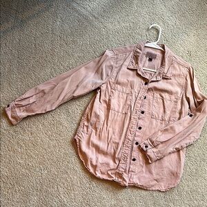 Pink Button-Up Shirt